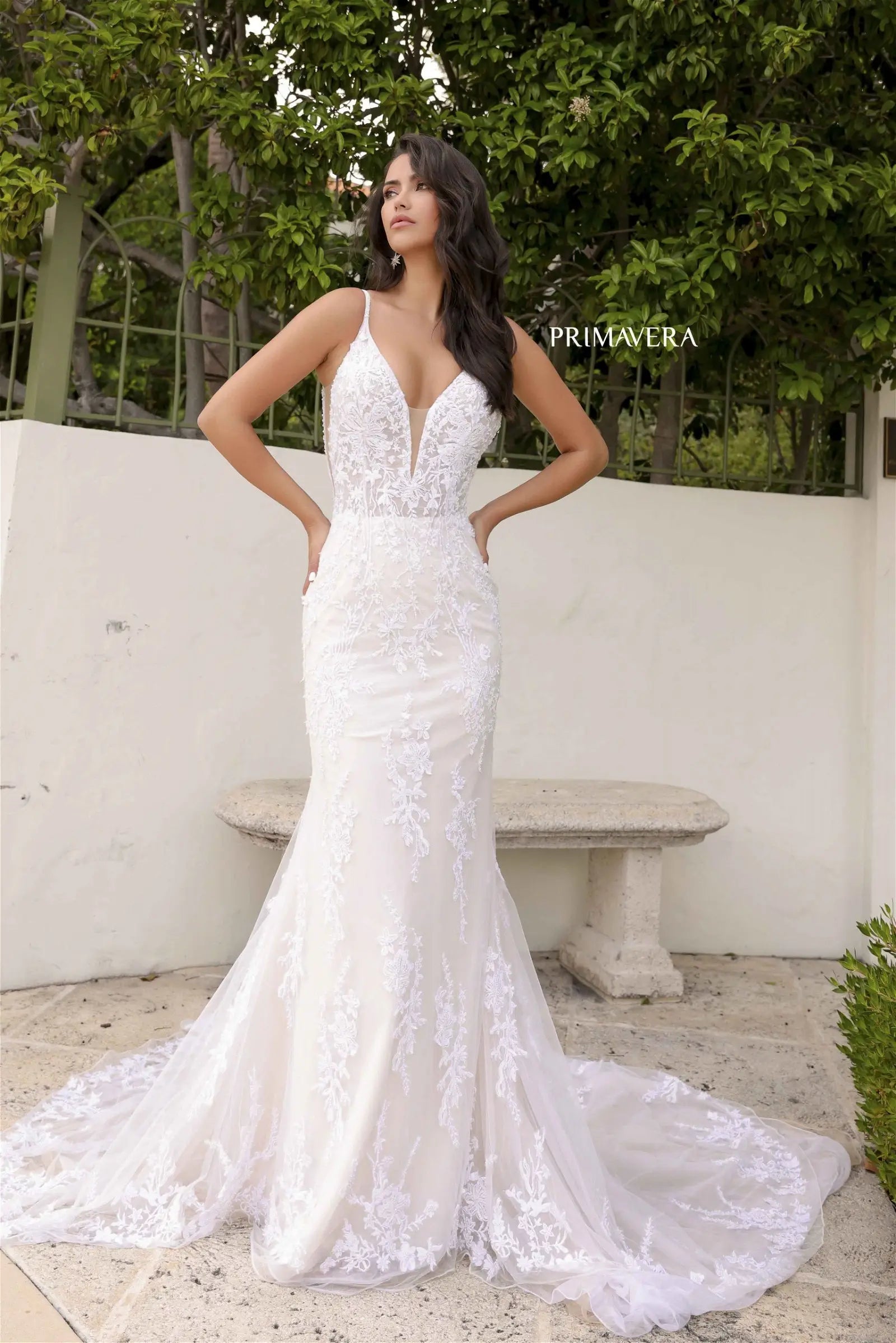 Sweetheart Neckline Lace Corset Mermaid Bridal Gowns Train Beaded