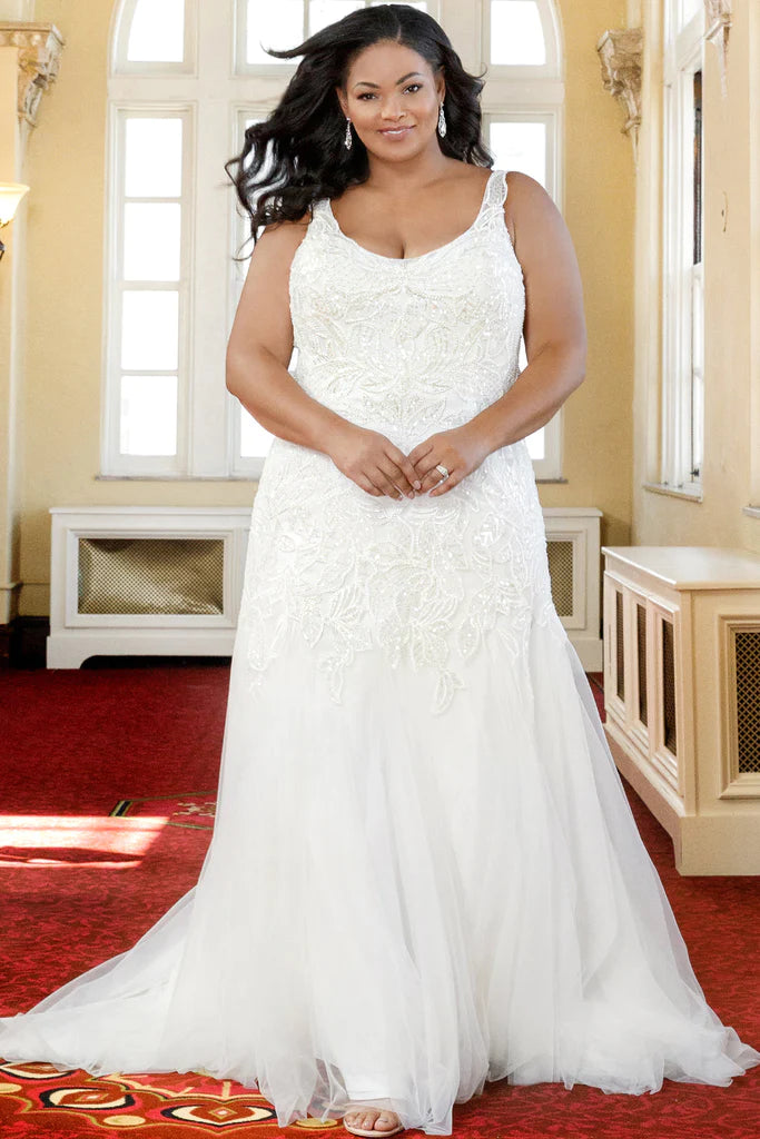 Michelle Bridal For Sydney's Closet MB2316 A-Line Embroidered
