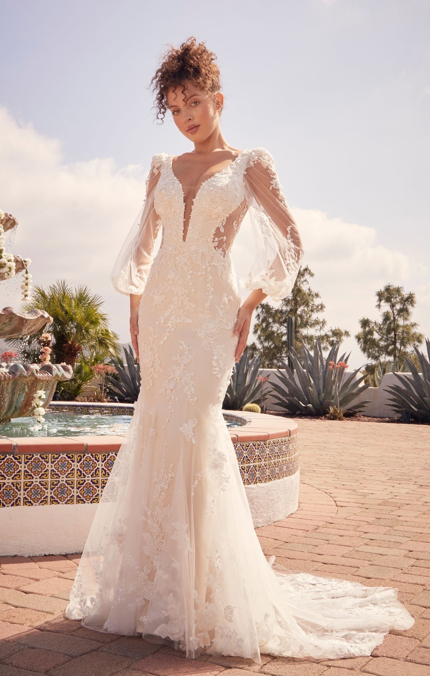 Pierlot | Open Back Lace Wedding Dress