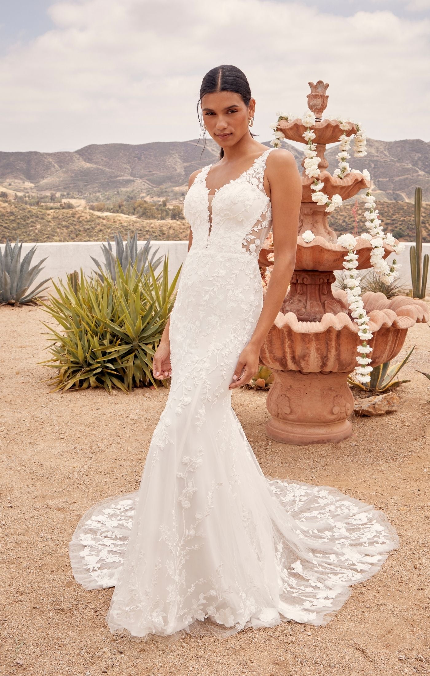 Andrea & Leo Couture GISELLE Dress A1073W Lace Wedding Dress Long
