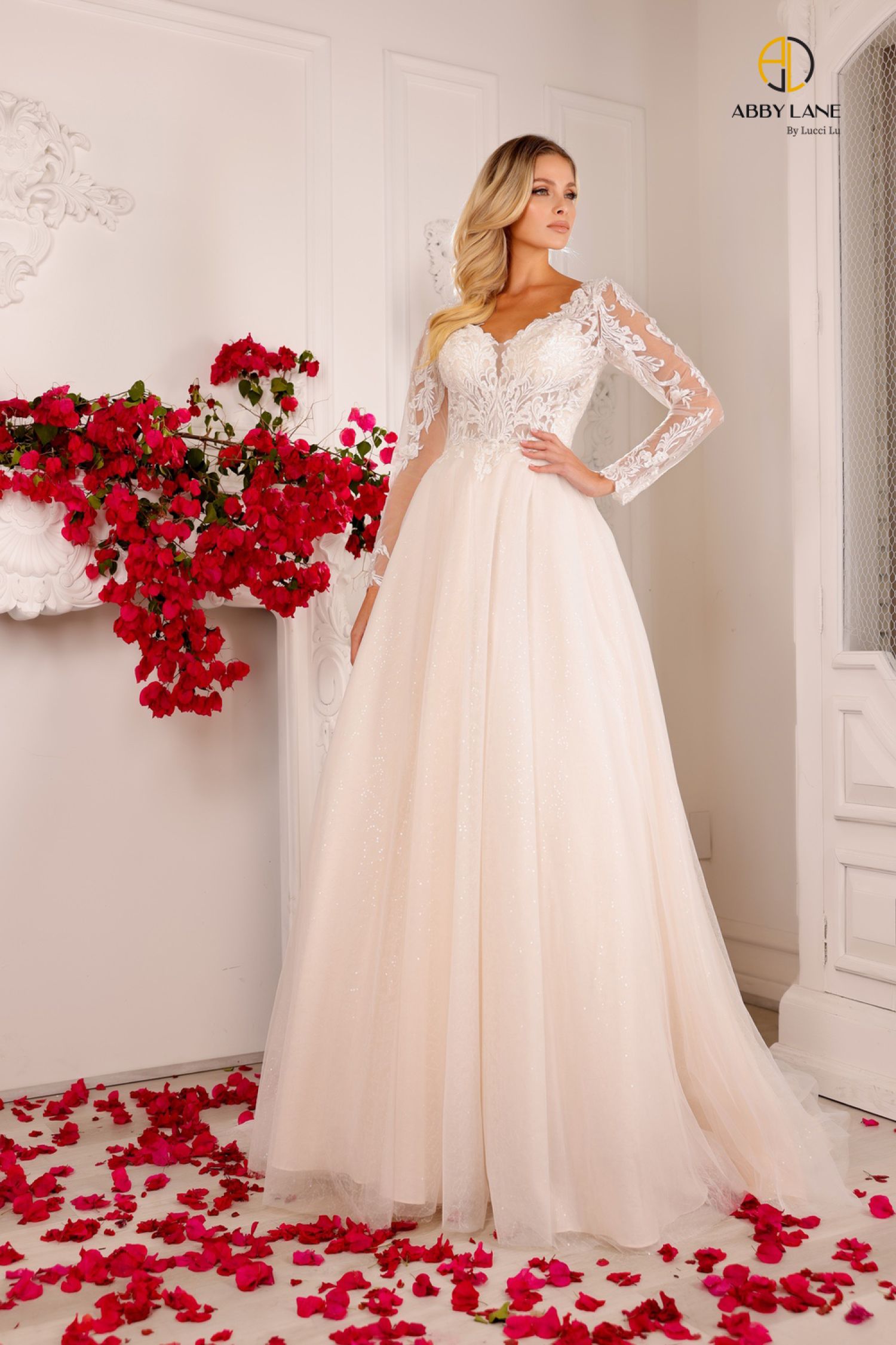 Abby Lane Bridal 97178 Satin Wedding Dress Ballgown Strapless