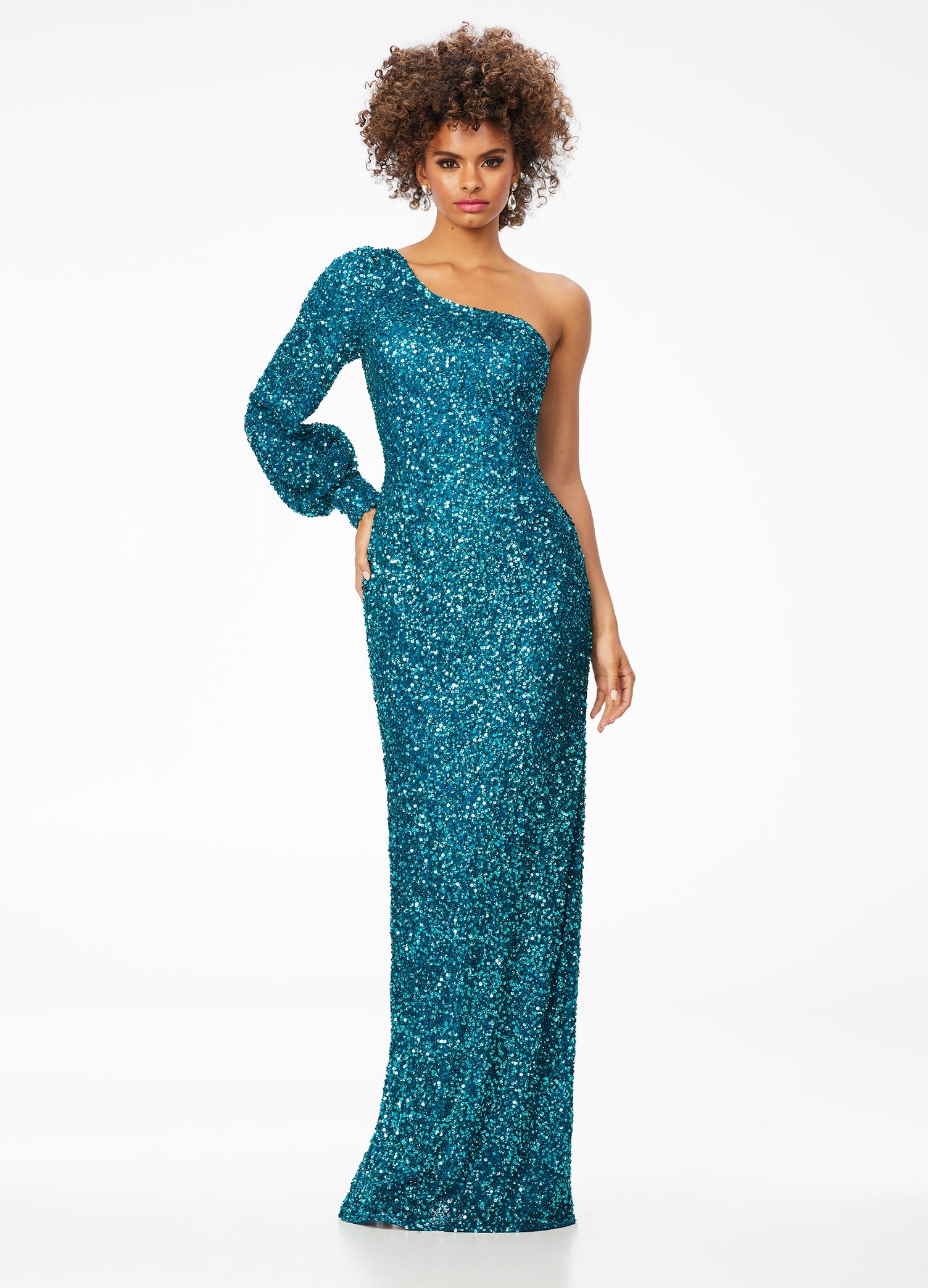 Scala blue outlet sequin dress