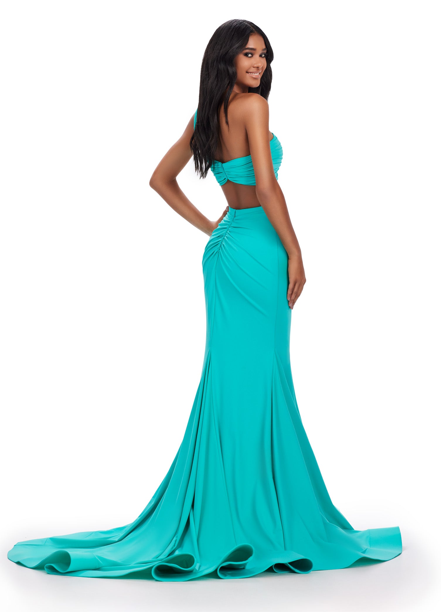 Ruched 2024 prom dress