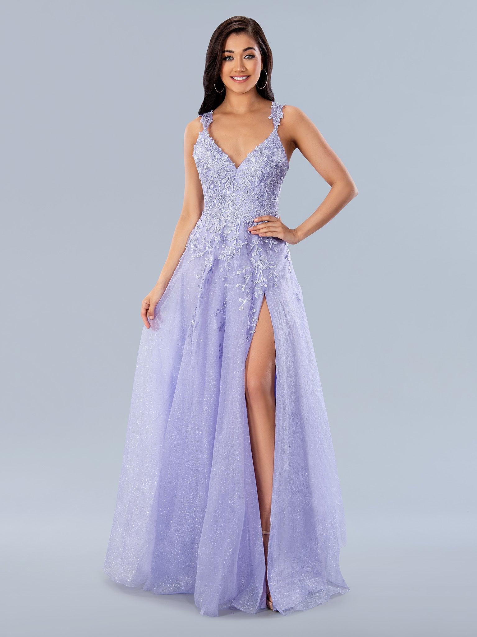 Opera Mauve Colored Prom Dress