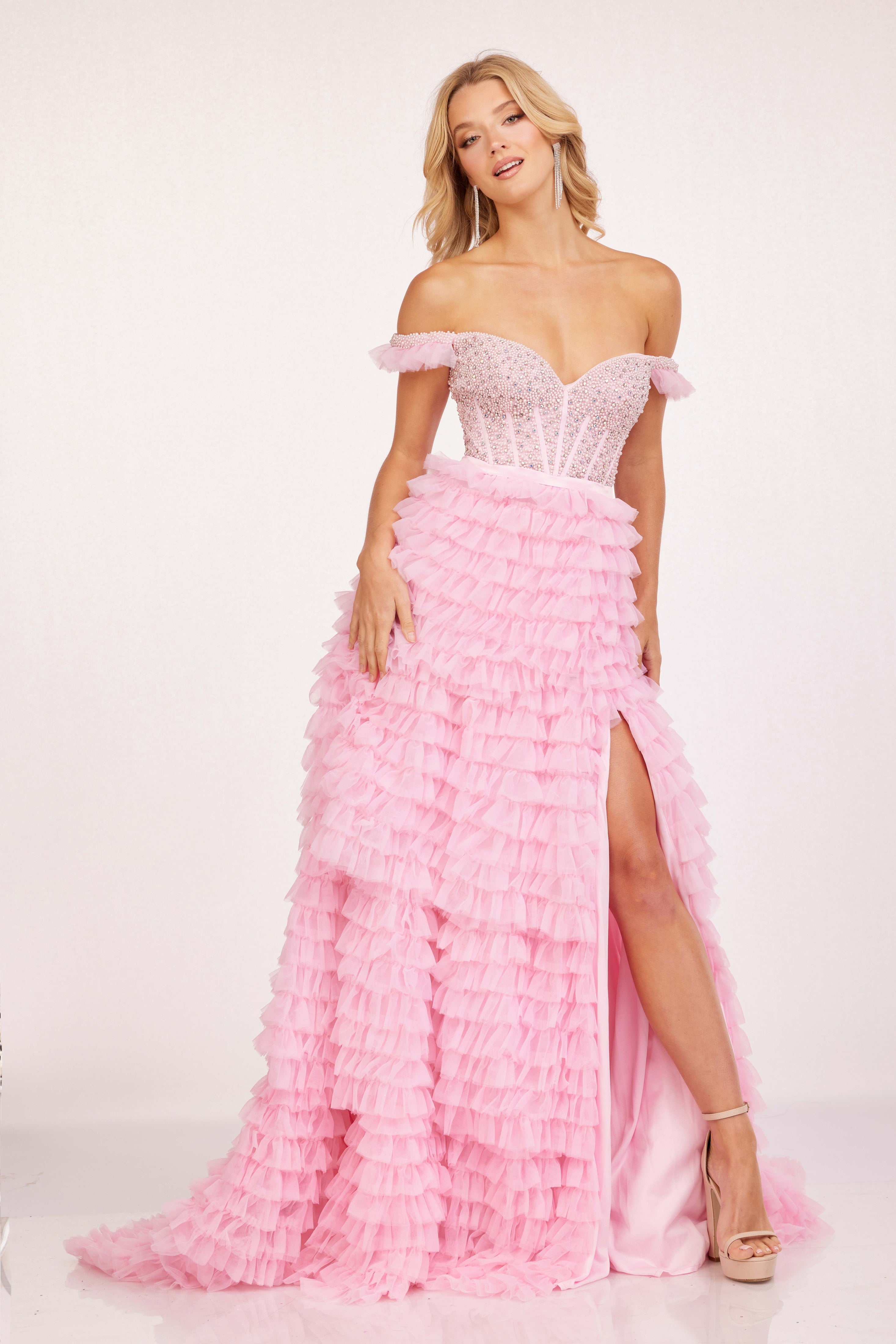 Cecilia ruffle dress hotsell