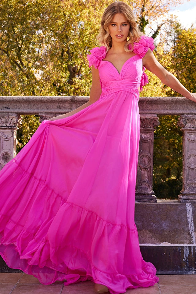 Buy Gajra Gang Pataka Hot Pink Maxi Dress Online