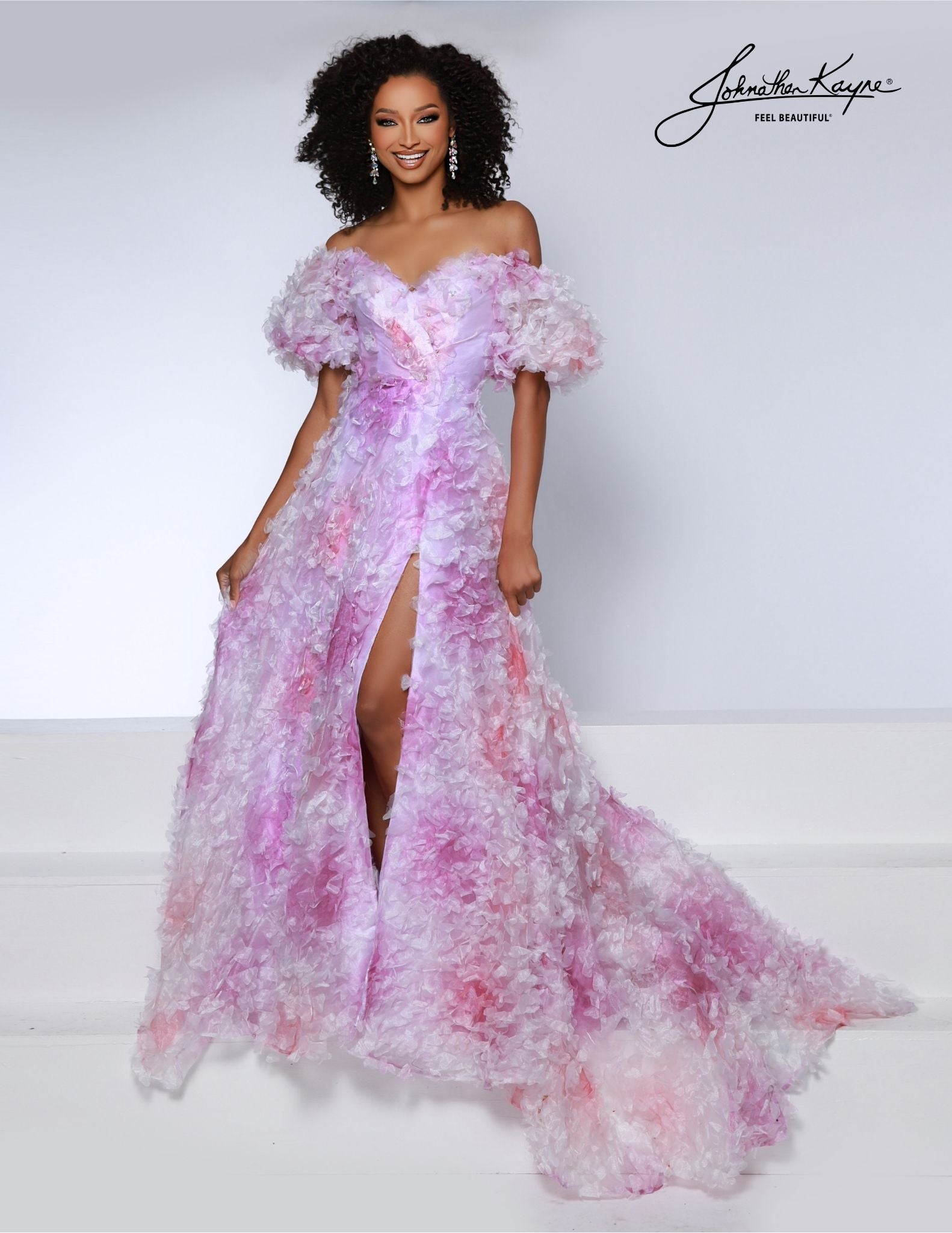 Johnathan Kayne 2833 Long Prom Dress Sweetheart Neck Line Corset Slit –  Glass Slipper Formals