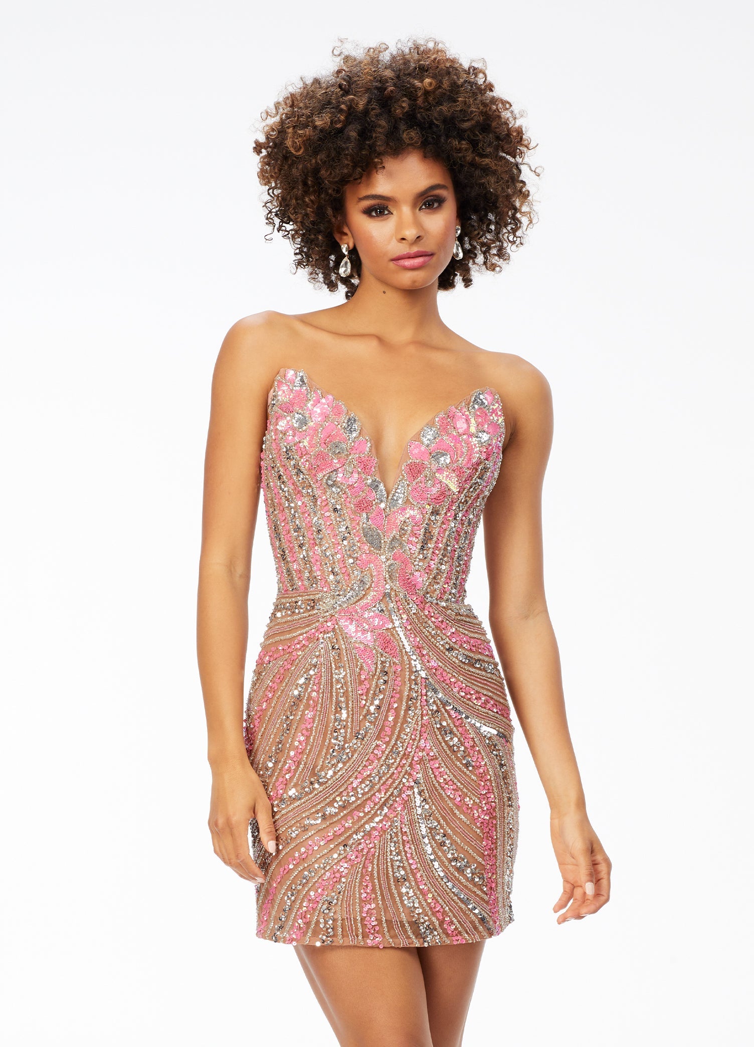 Multi Colored Short Prom Dresses