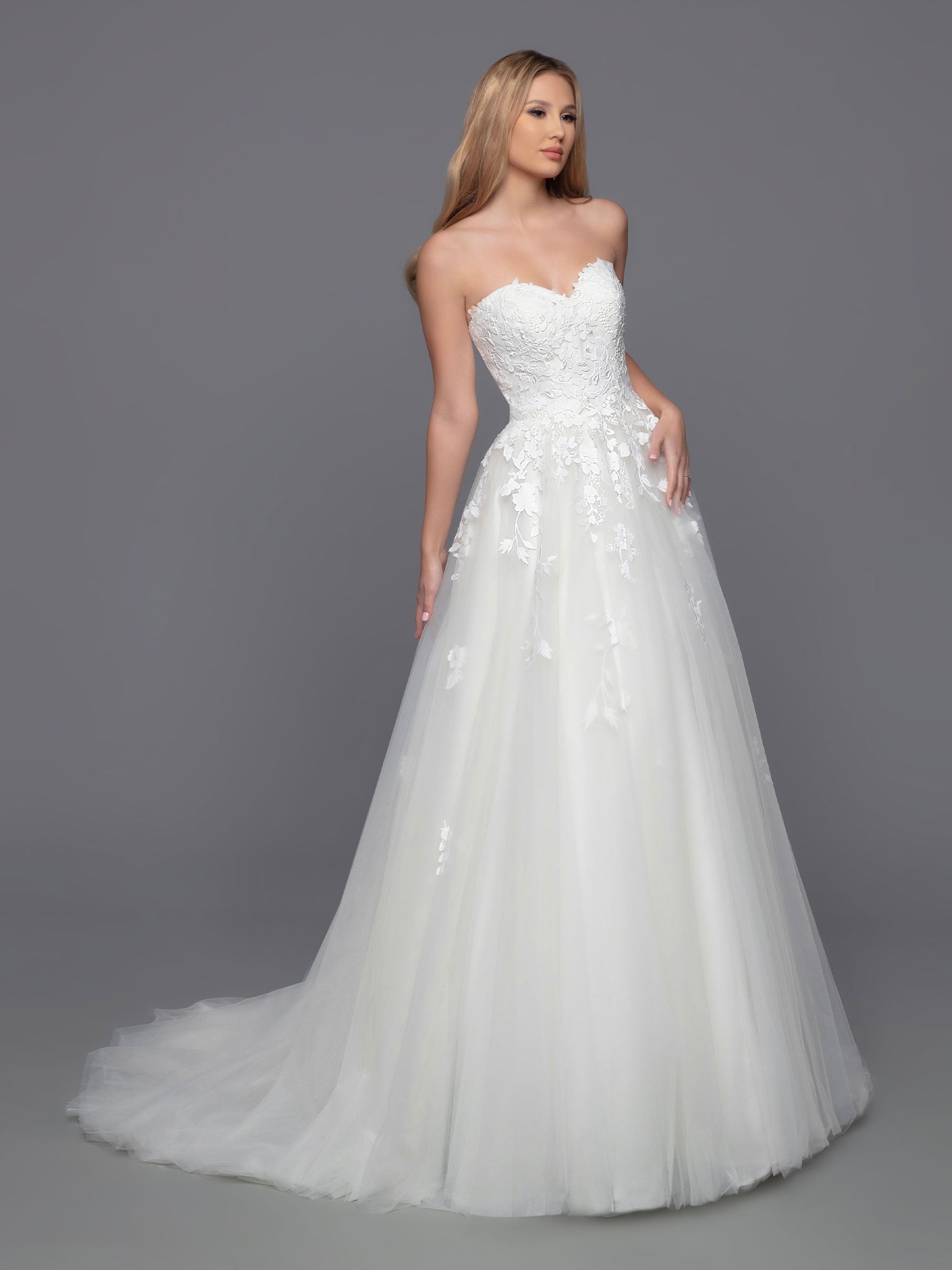 Empire Waist Ball Gown Wedding Dress