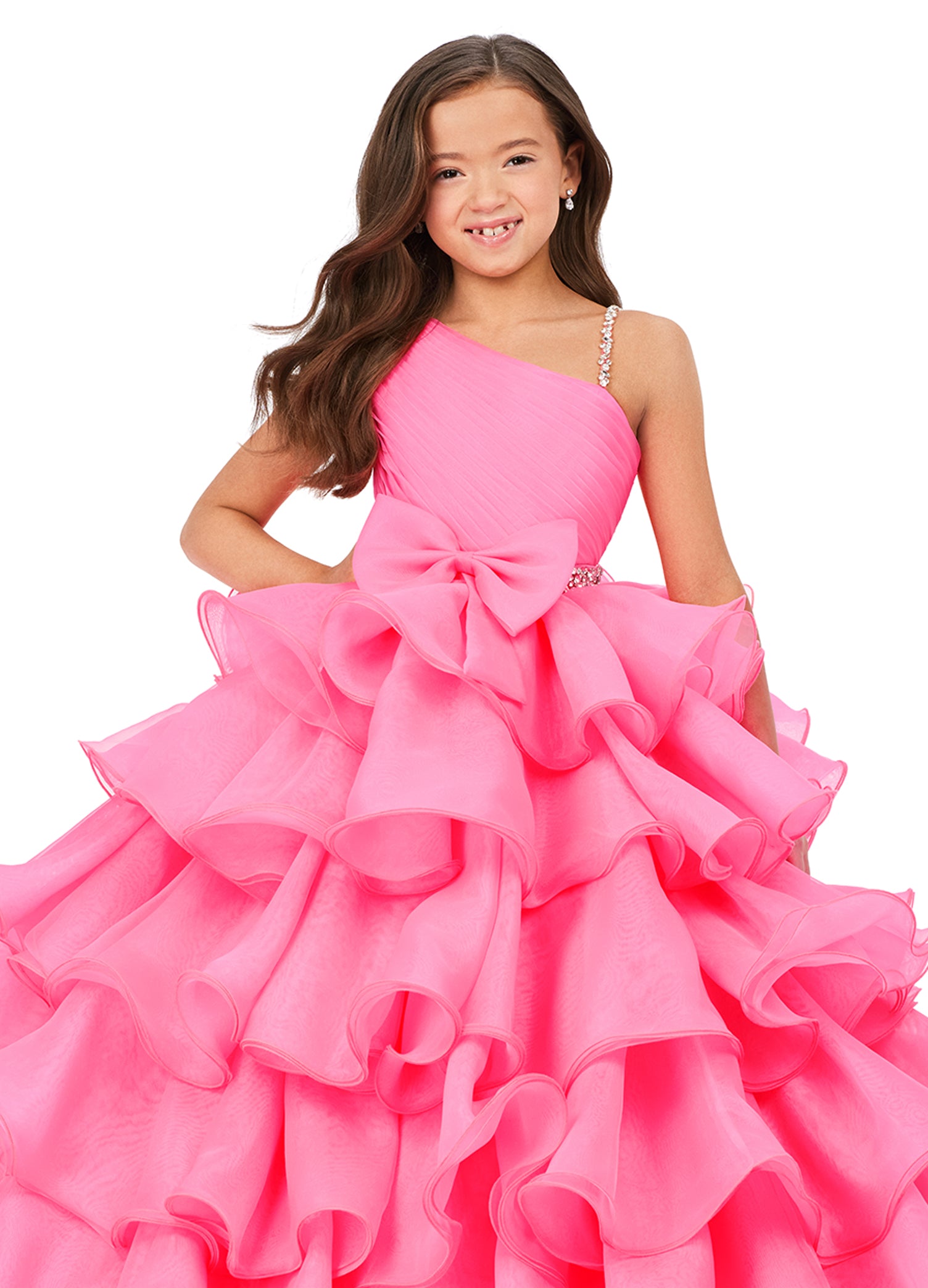 Kids hot pink clearance dress