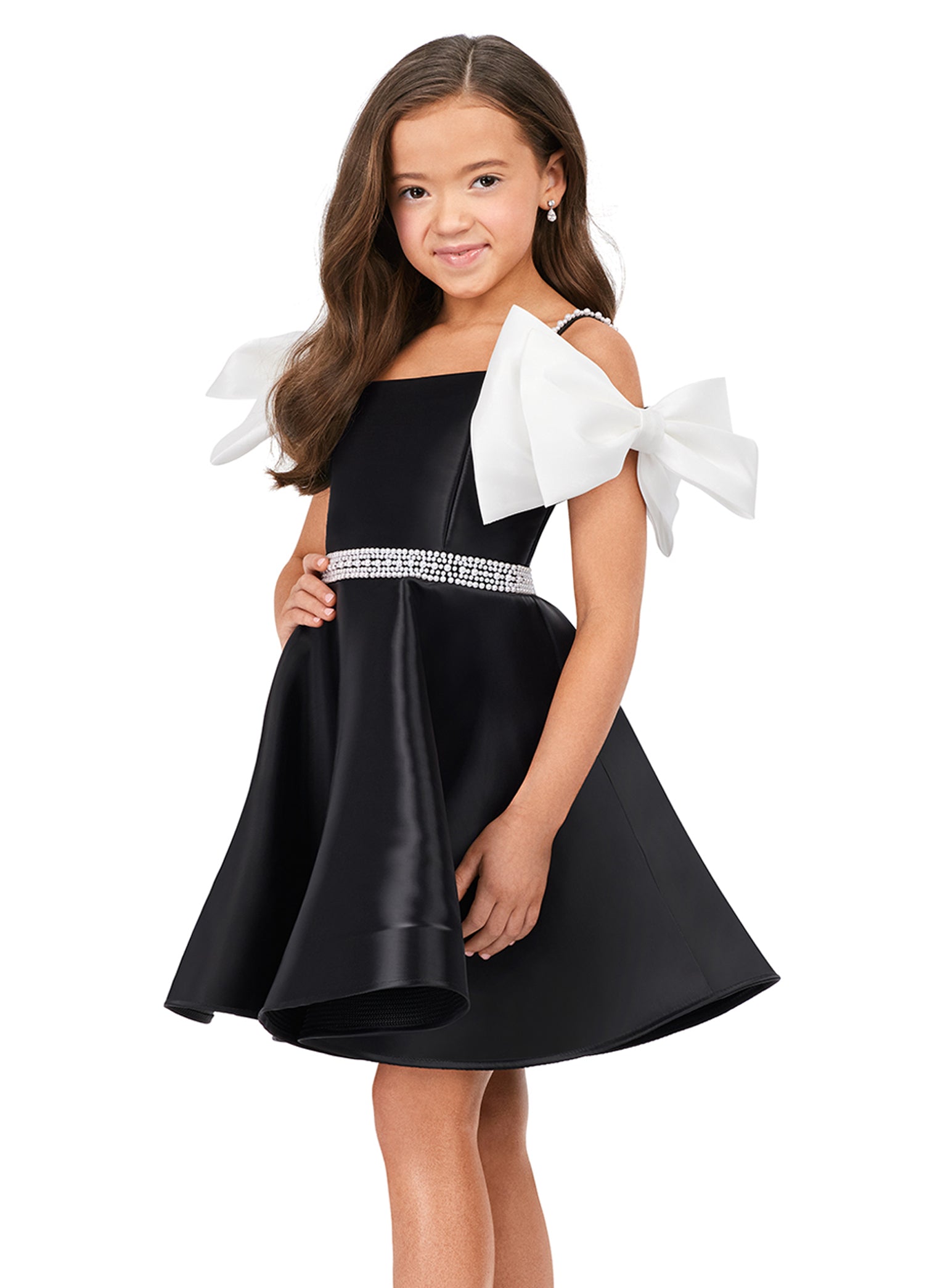 2019 Summer Bridesmaid Long Sleeve Trailing Princess Dress Elegant Satin  Kids Dresses For Girls Children Party And Wedding Dress | Wish