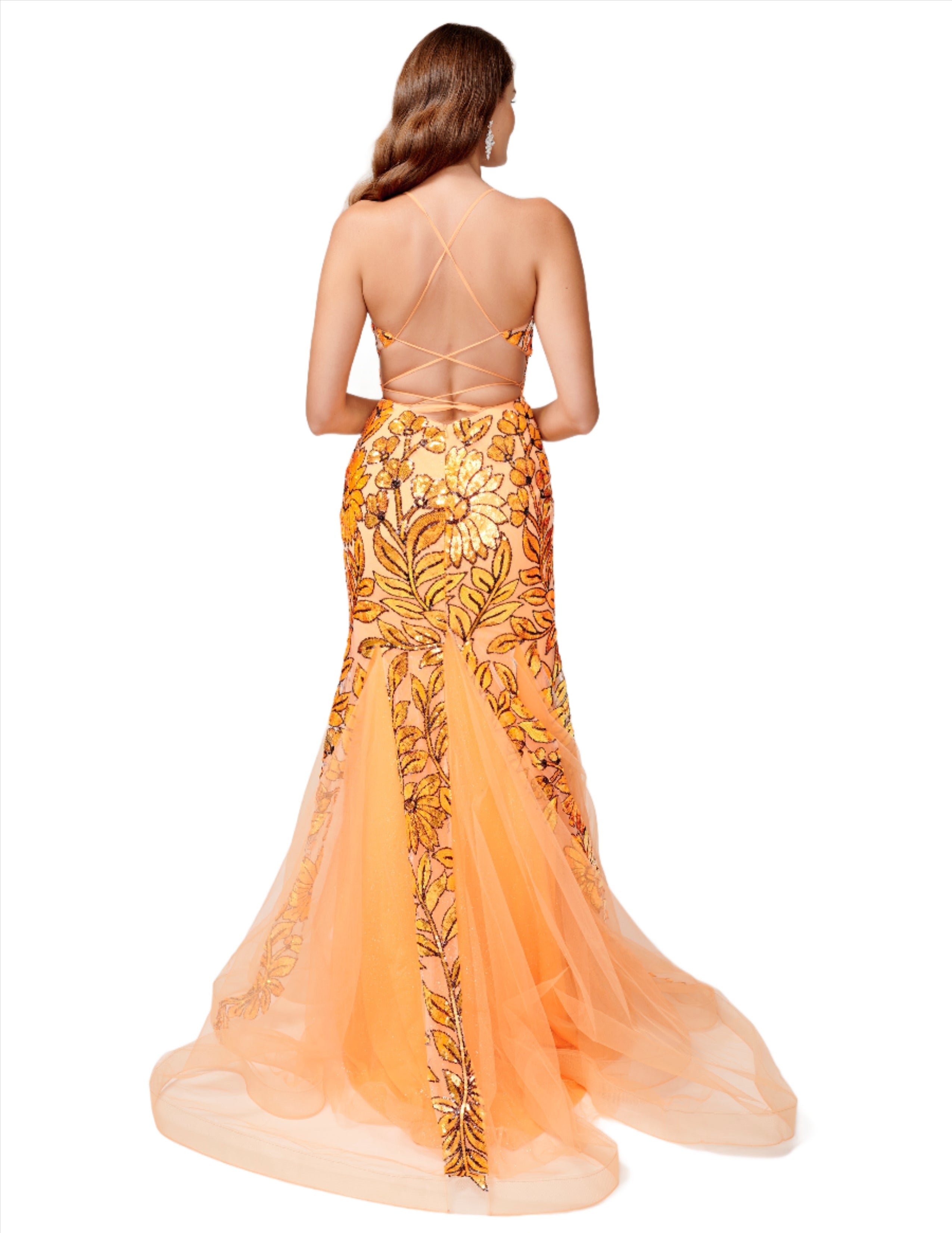 Formal Gown in Gold - Size good 4-6