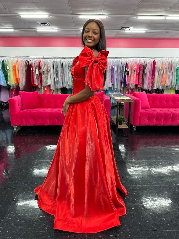 Red dress size 8 sales