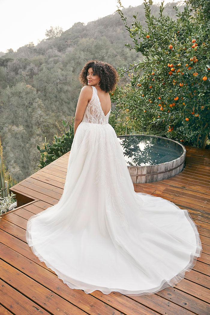 Beloved by Casablanca Bridal BL385 Dylan Corset Wedding Dress Fit and –  Glass Slipper Formals