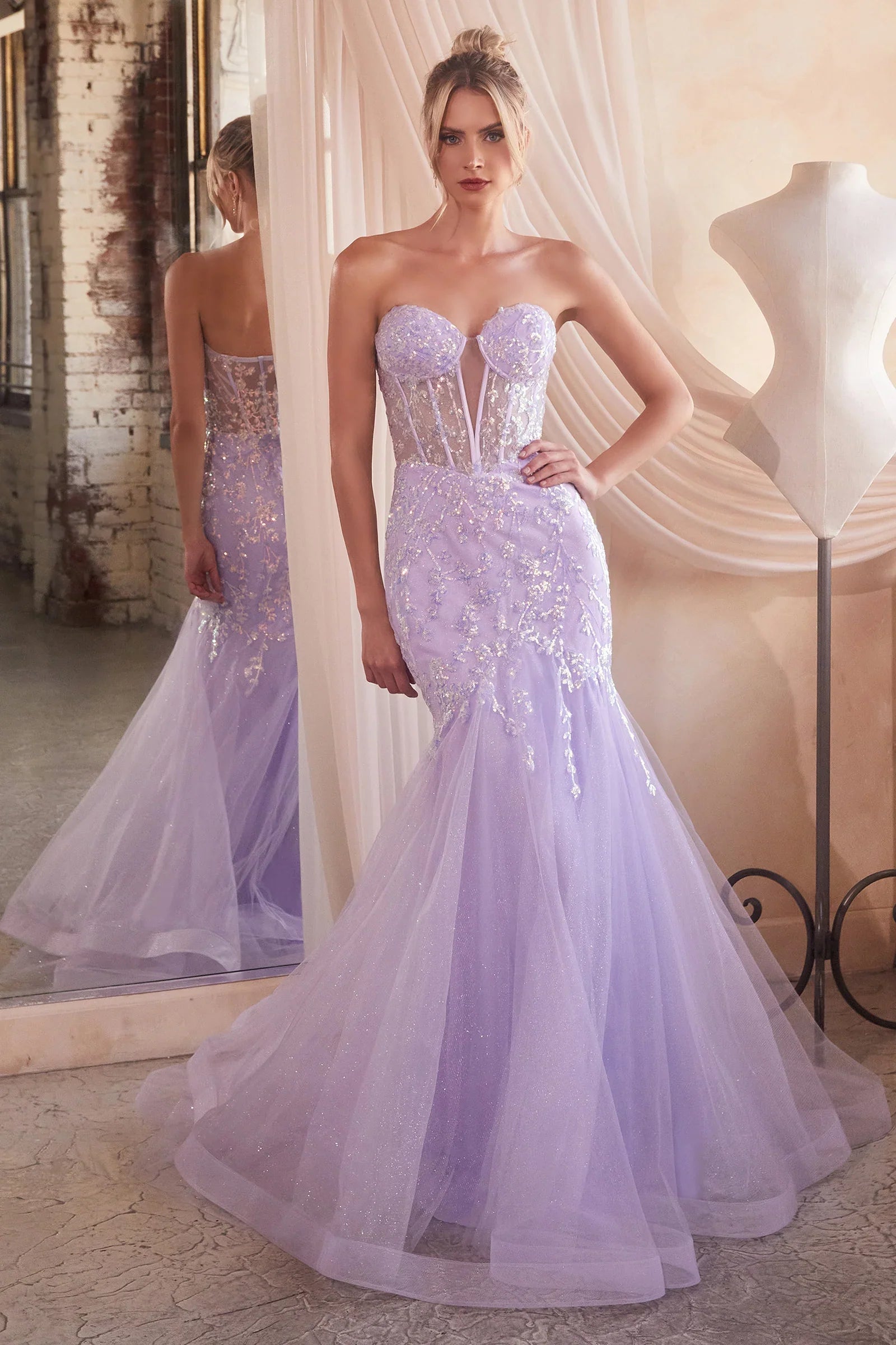 Lavender Mermaid Dresses