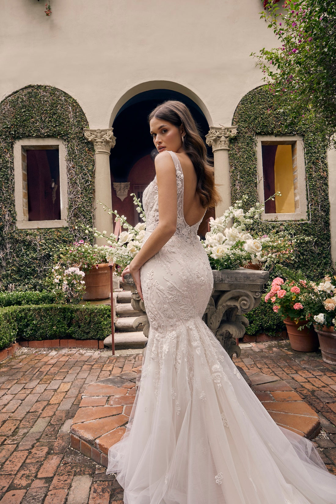 Casablanca mermaid outlet wedding dress