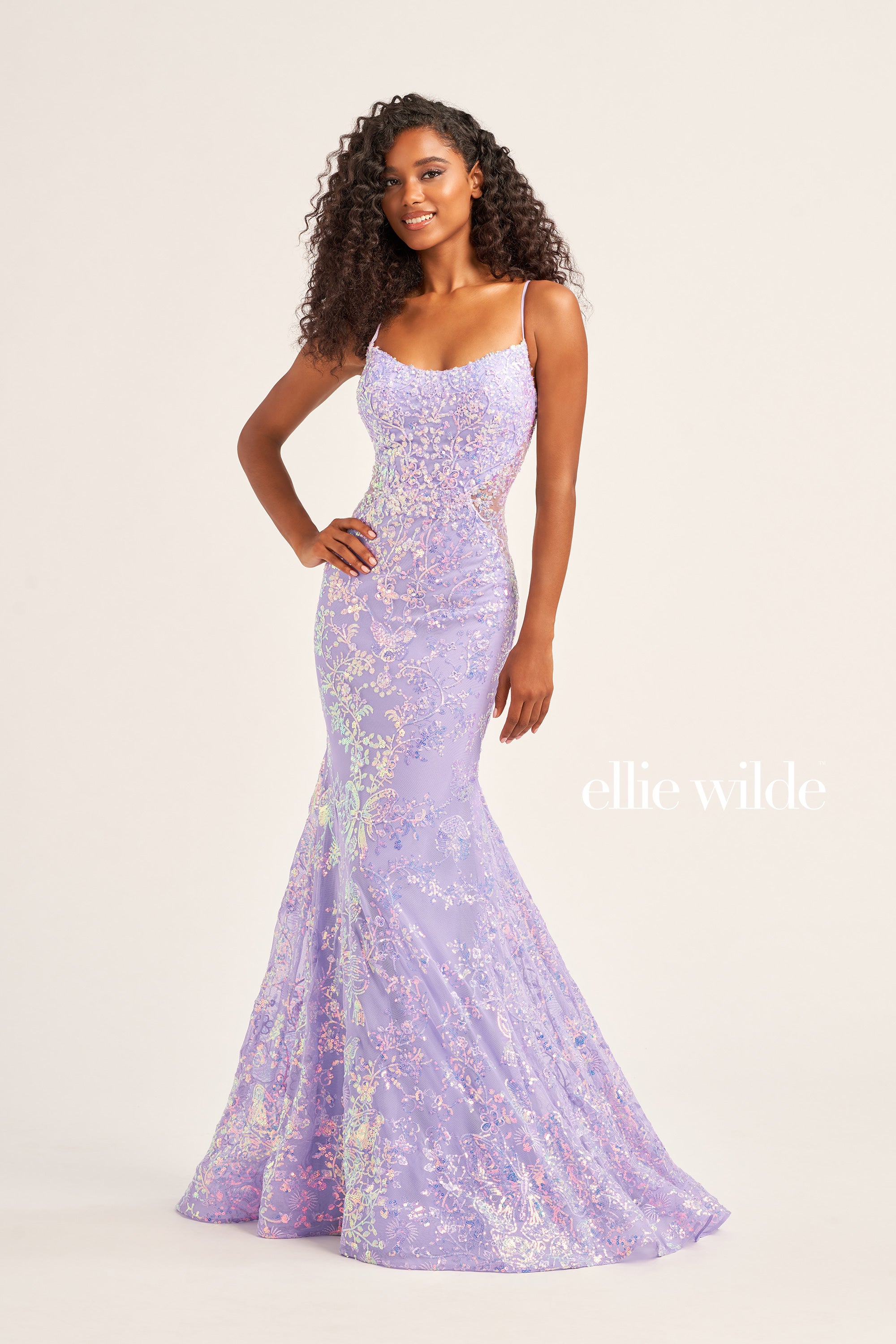 Mesh Mermaid Prom Dress