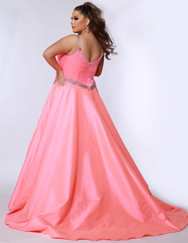 Coral Plus Size Bridesmaid Dresses