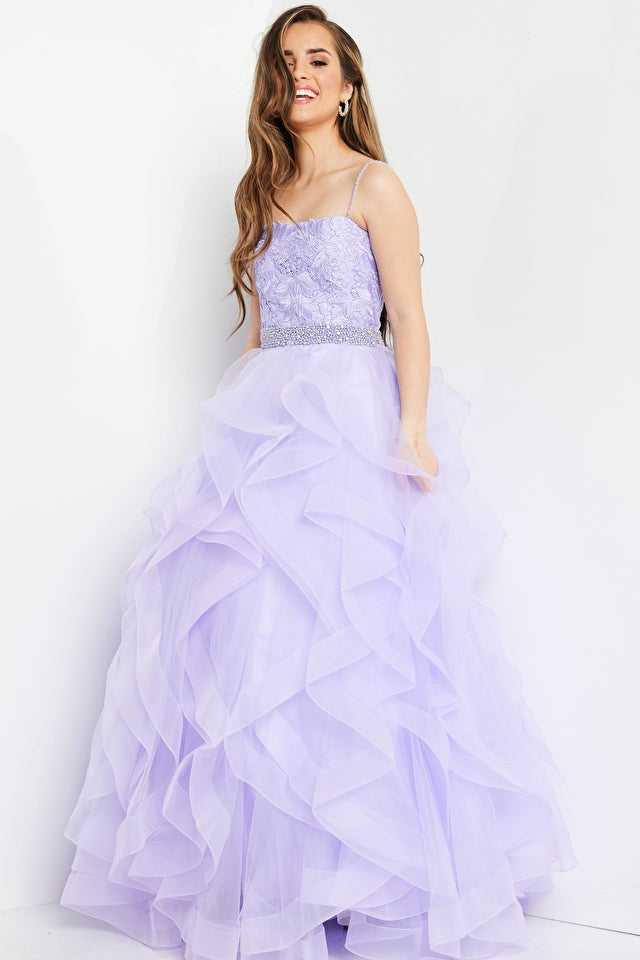 Jovani Sz 6 Organza hot Gown