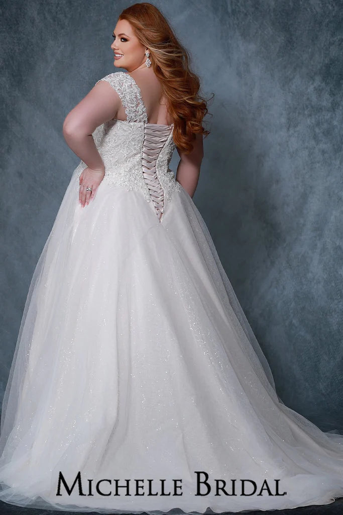 Empire Waist Ball Gown Wedding Dress