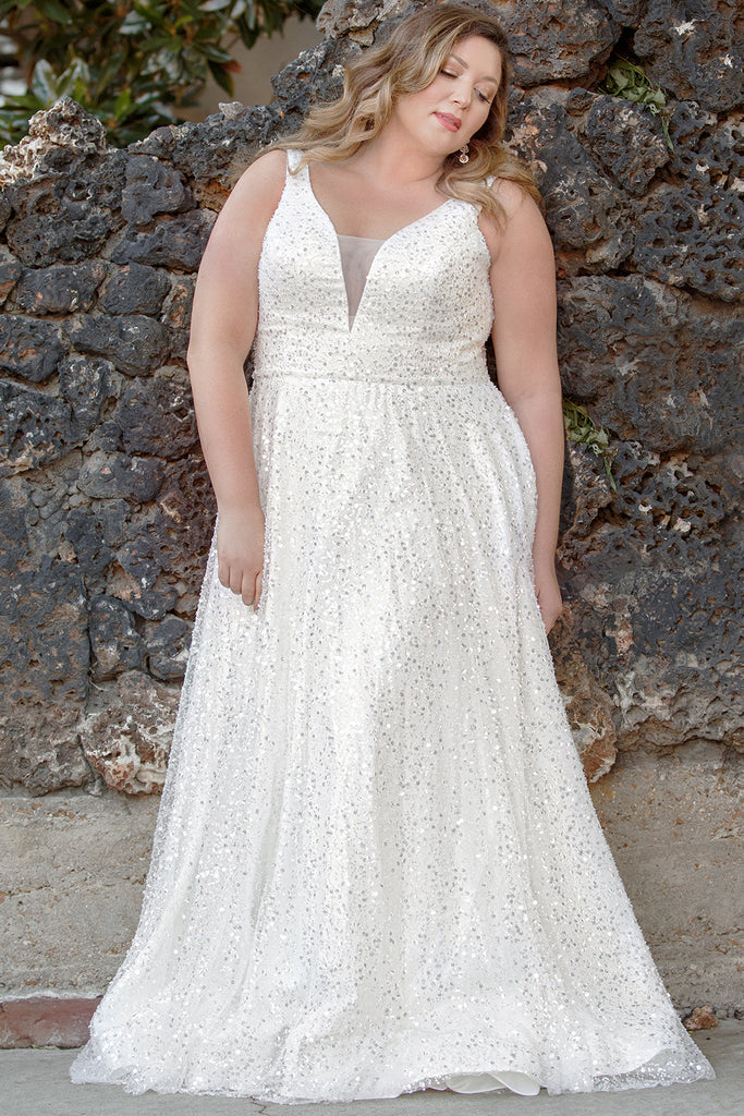 Plus Size Silver Anniversary Dresses