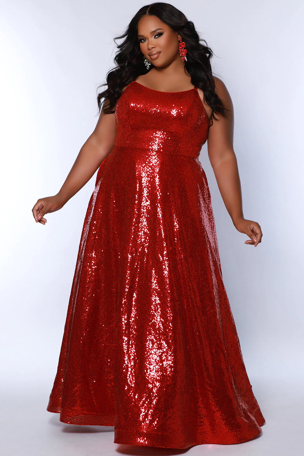 Plus Size Red Formal Dresses