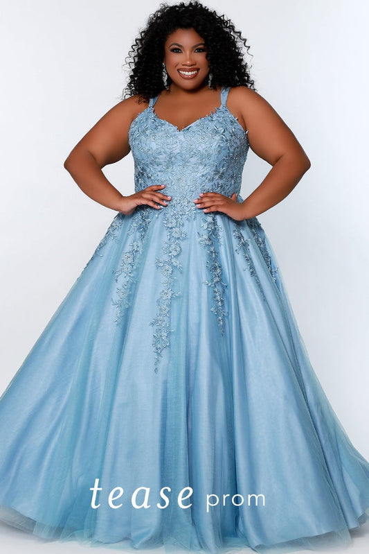 Sydney's Closet Plus Size Prom SC8032 Prom Gowns, Wedding Gowns