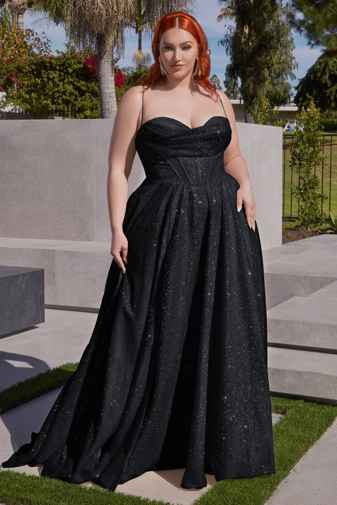 Black Corset Ball Gown Prom Dresses