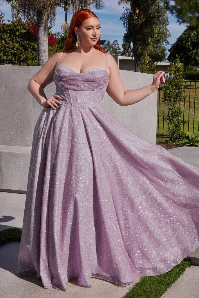 Plus Size Corset Prom Dresses