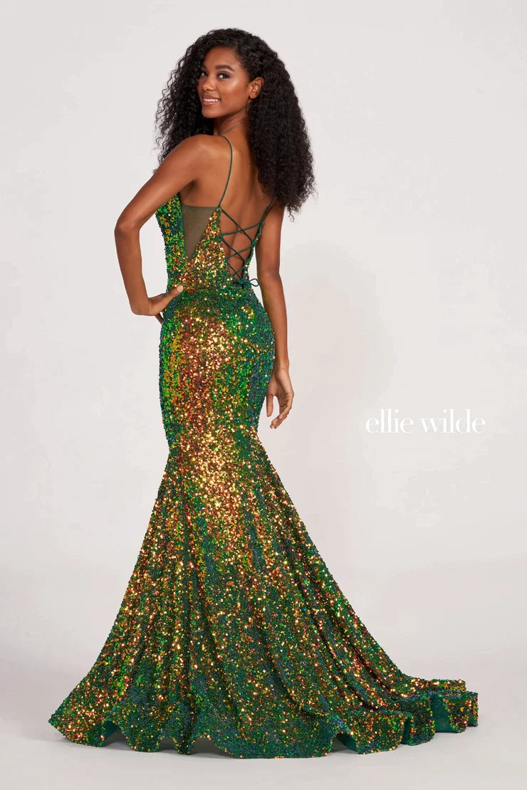 Glitter Prom Dresses Tropical Rainforest