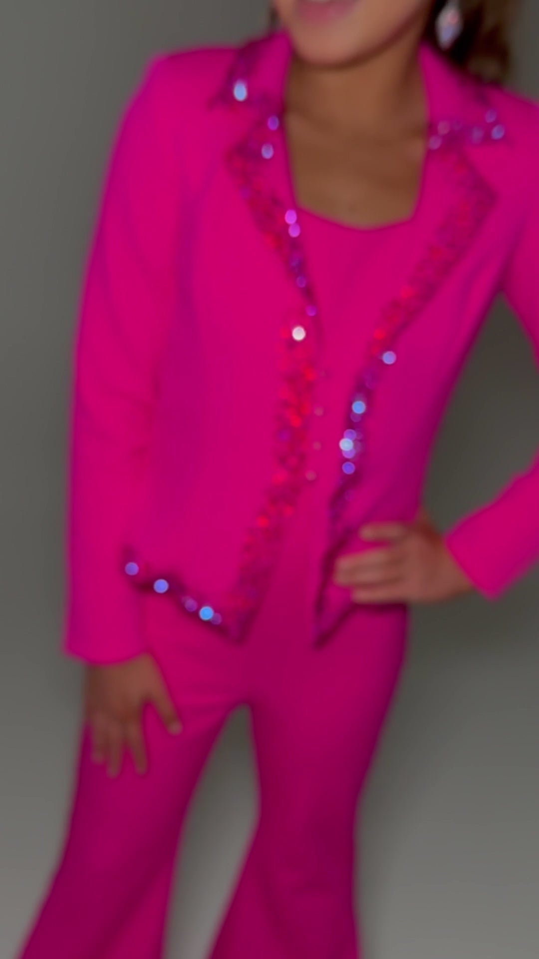 Ashley Lauren Kids 8209 Two Piece Jumpsuit Suit Bell Bottom Pageant Cr – Glass  Slipper Formals