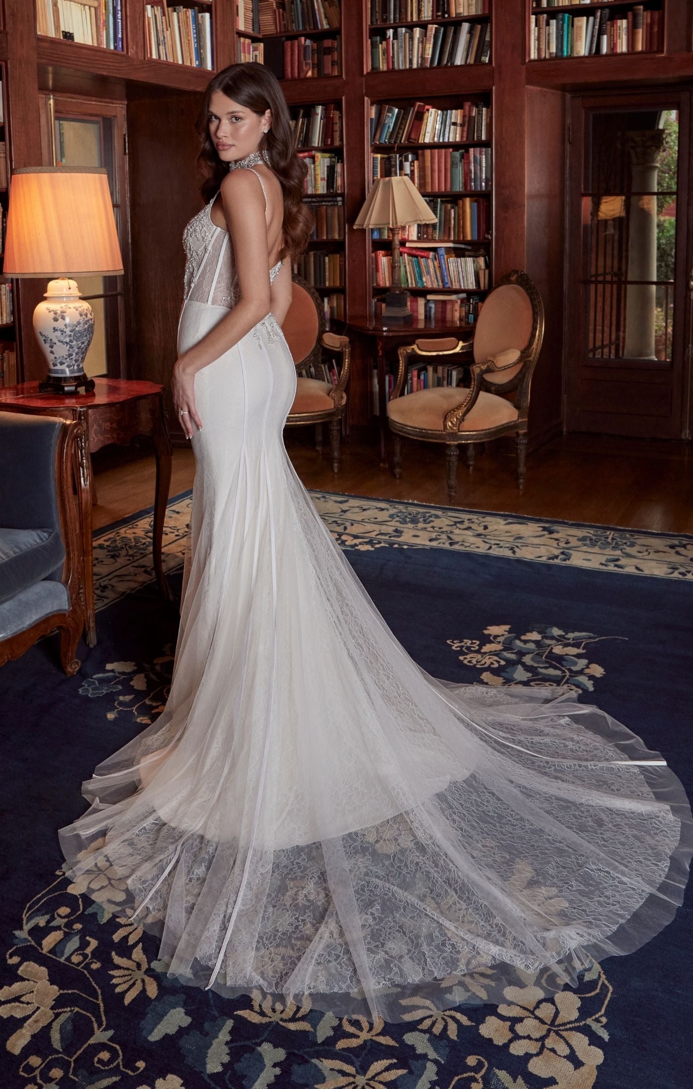 Casablanca Wedding Dresses with Crystals