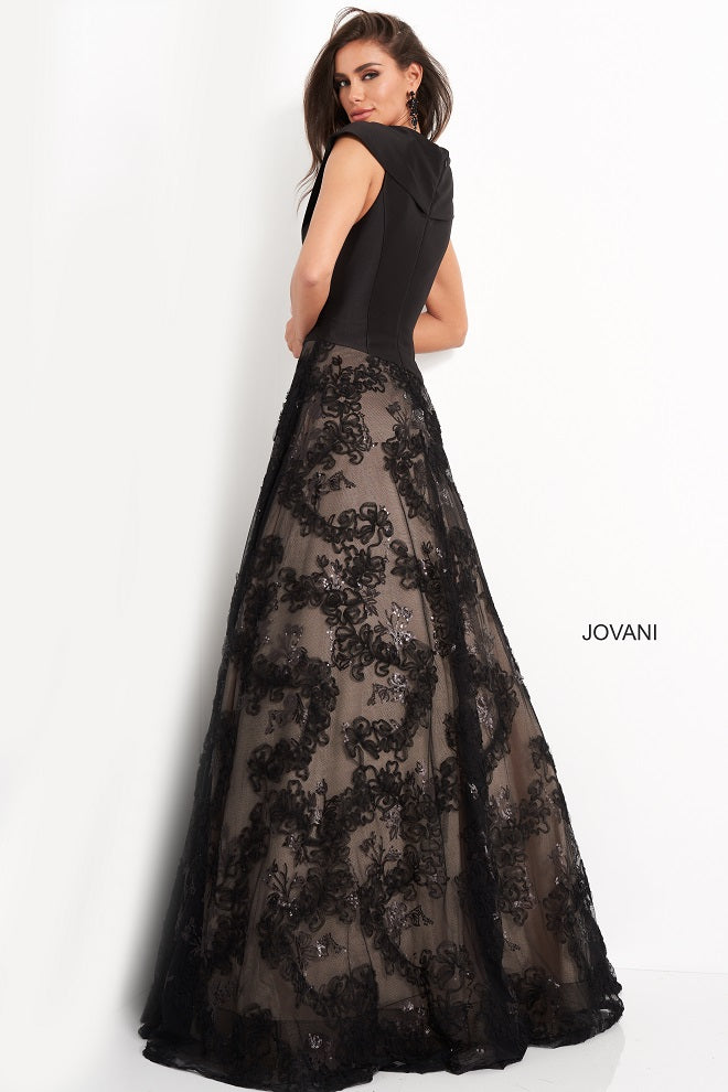 https://www.glassslipperformals.com/cdn/shop/products/03330-Black-Lace-Evening-Gown-Back-View.jpg?v=1621274440&width=1445