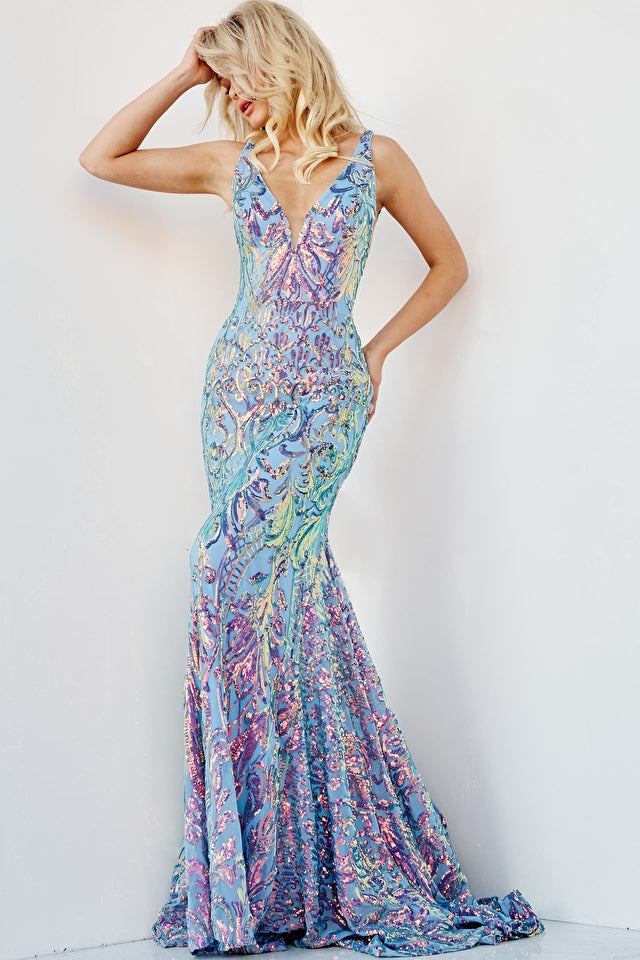 Jovani sequin mermaid prom online dress