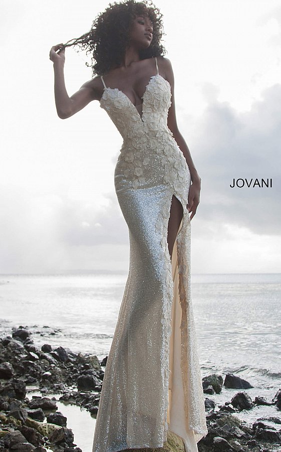 Jovani 2 hotsell piece prom dress