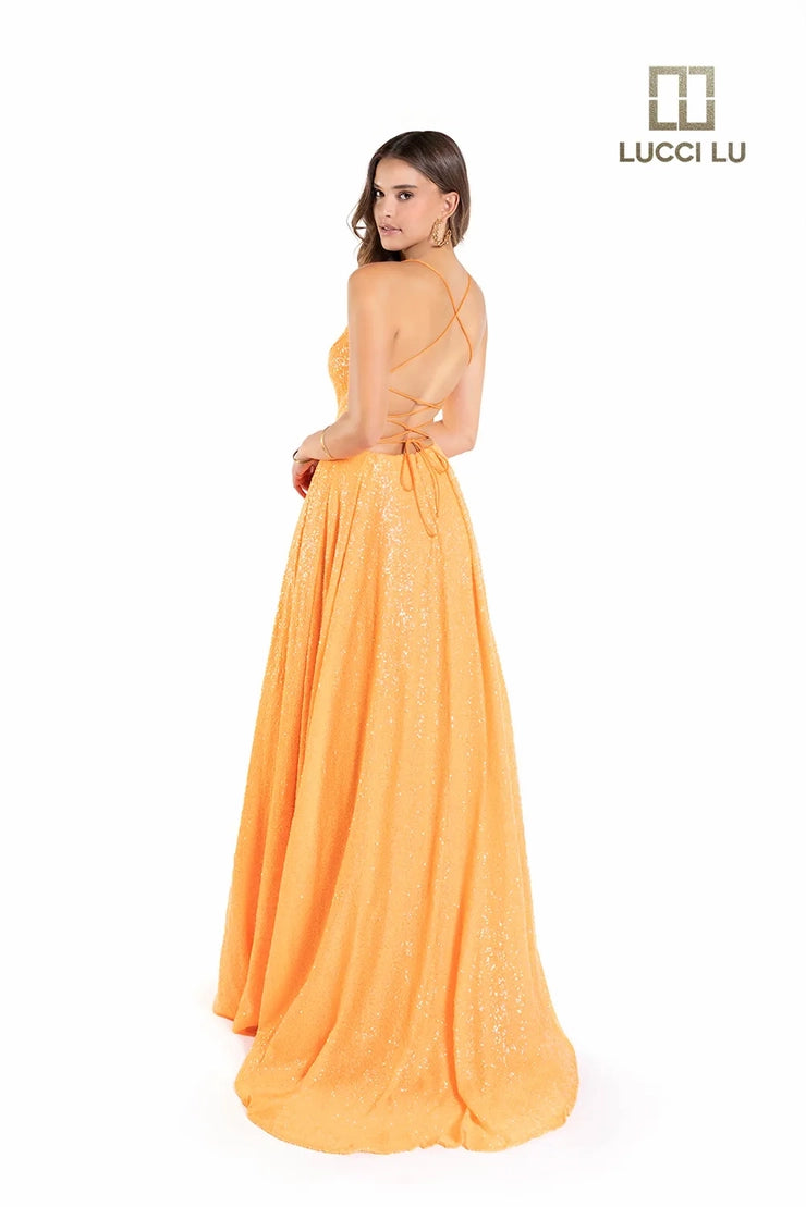 Light Orange Prom Dresses