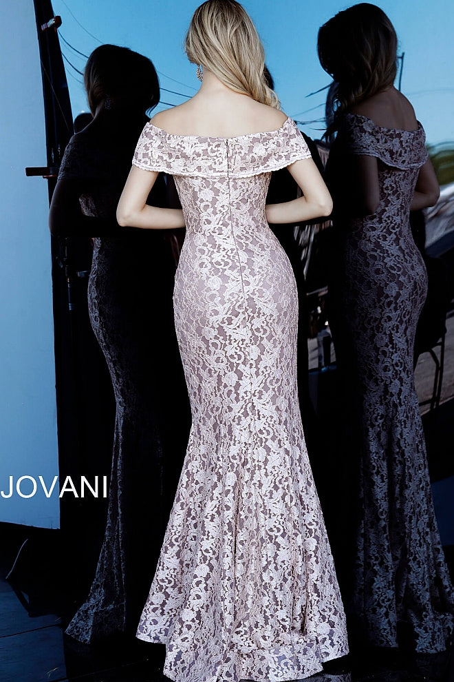 Jovani off shop shoulder dress