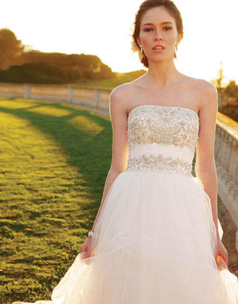 Ruched Top Wedding Dresses