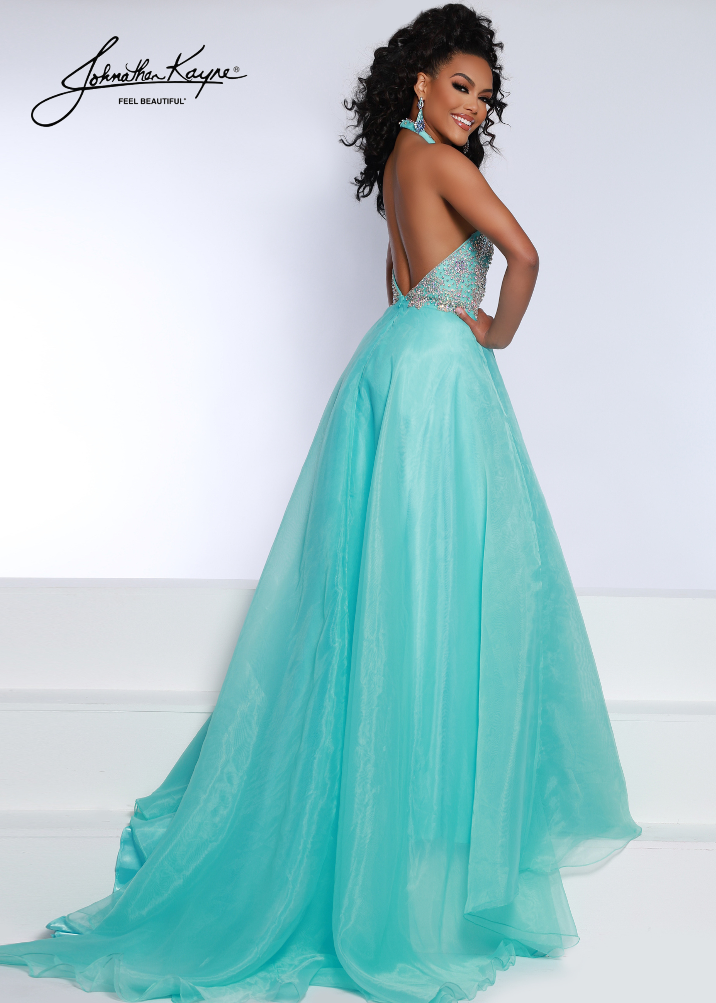 Seafoam Green Prom Dress