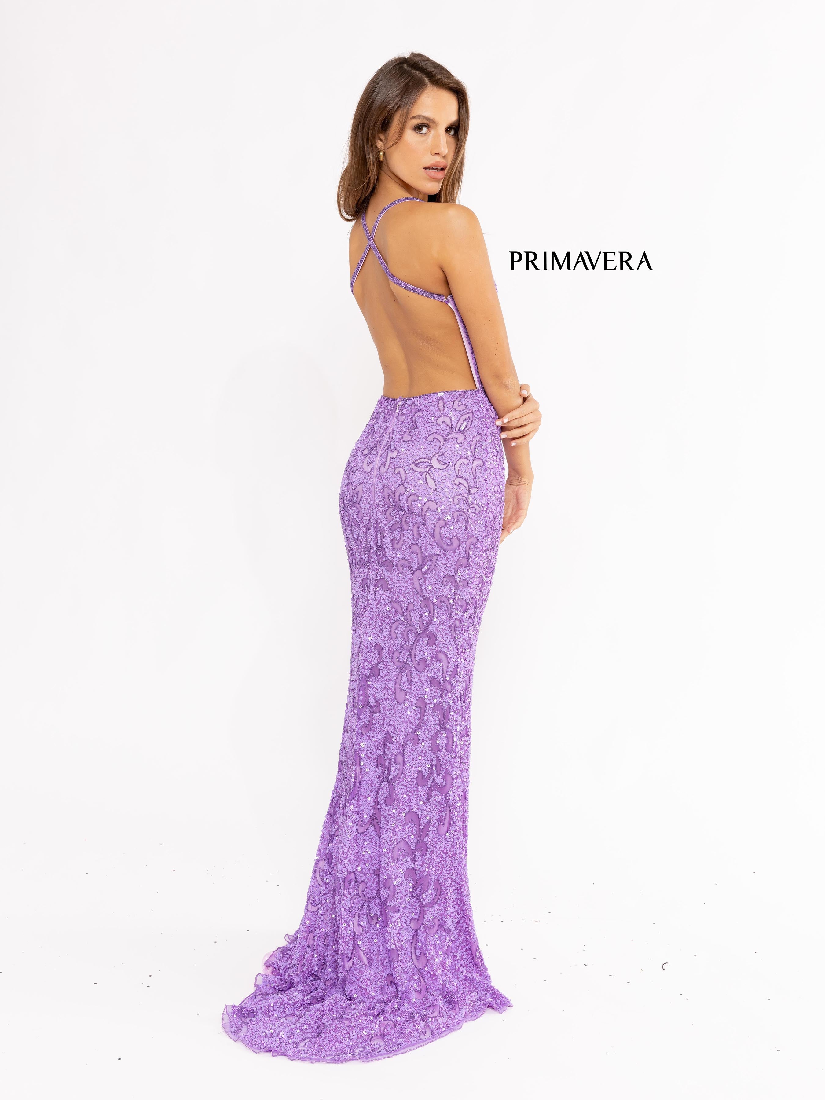 Neon Purple Prom Dresses