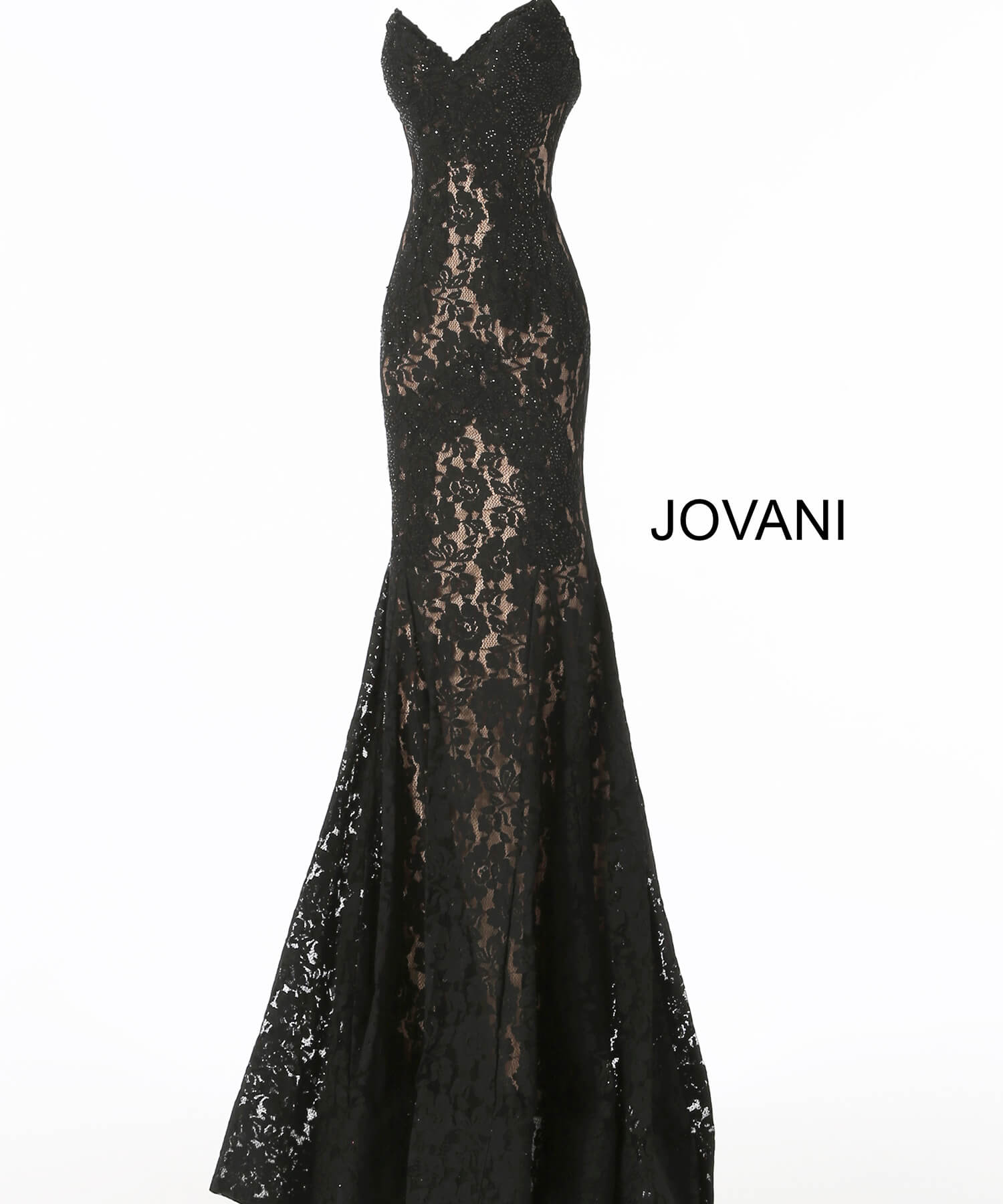 Jovani black 2024 lace dress