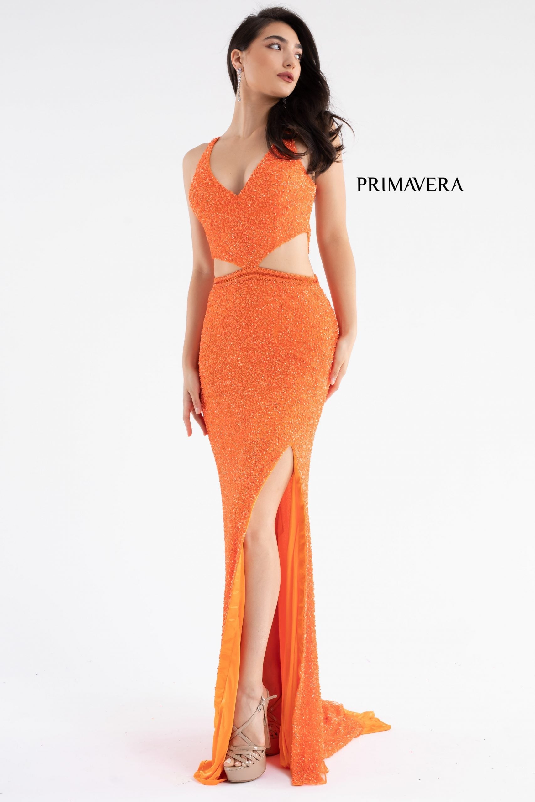 Isabelle one-shoulder maxi dress in orange - Poupette St Barth | Mytheresa