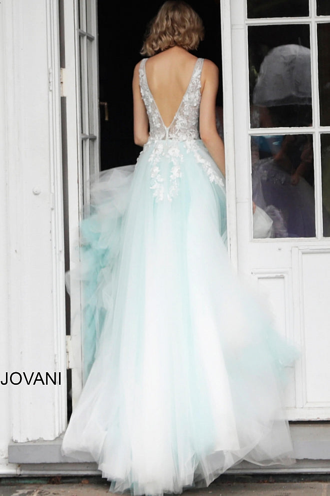 Turquoise Black and White Wedding Dresses