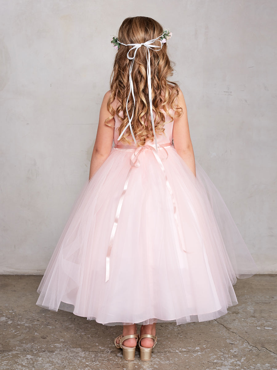 Big girls flower girl cheap dresses