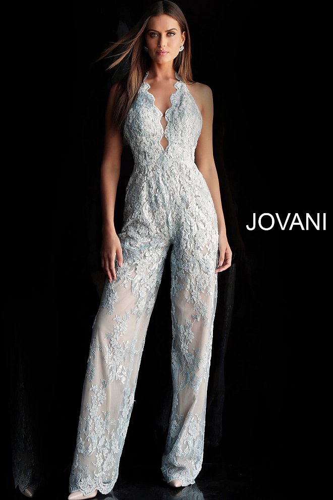 Prom jumpsuit clearance with detachable skirt