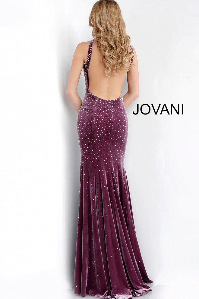 Jovani velvet outlet dress