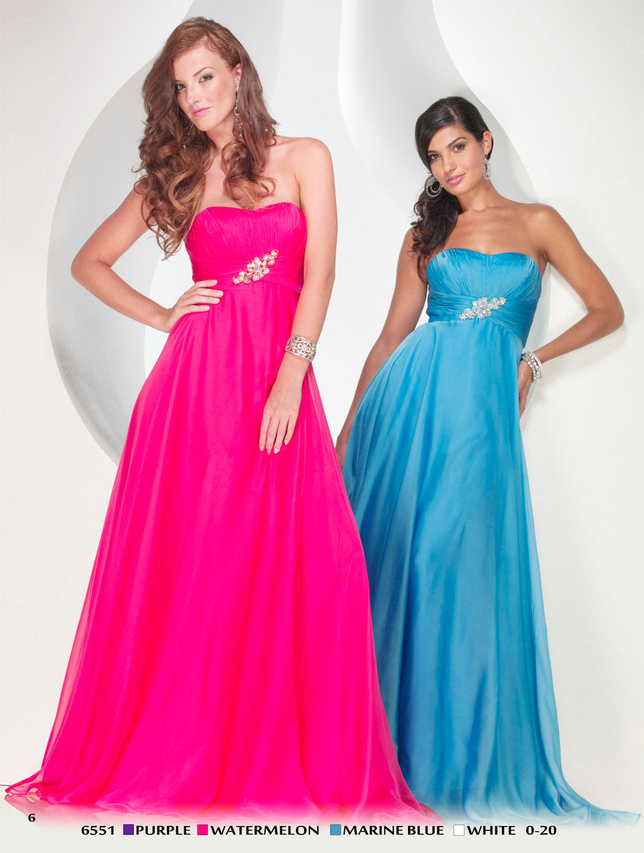 Riva Turquoise High Low Formal Dresses