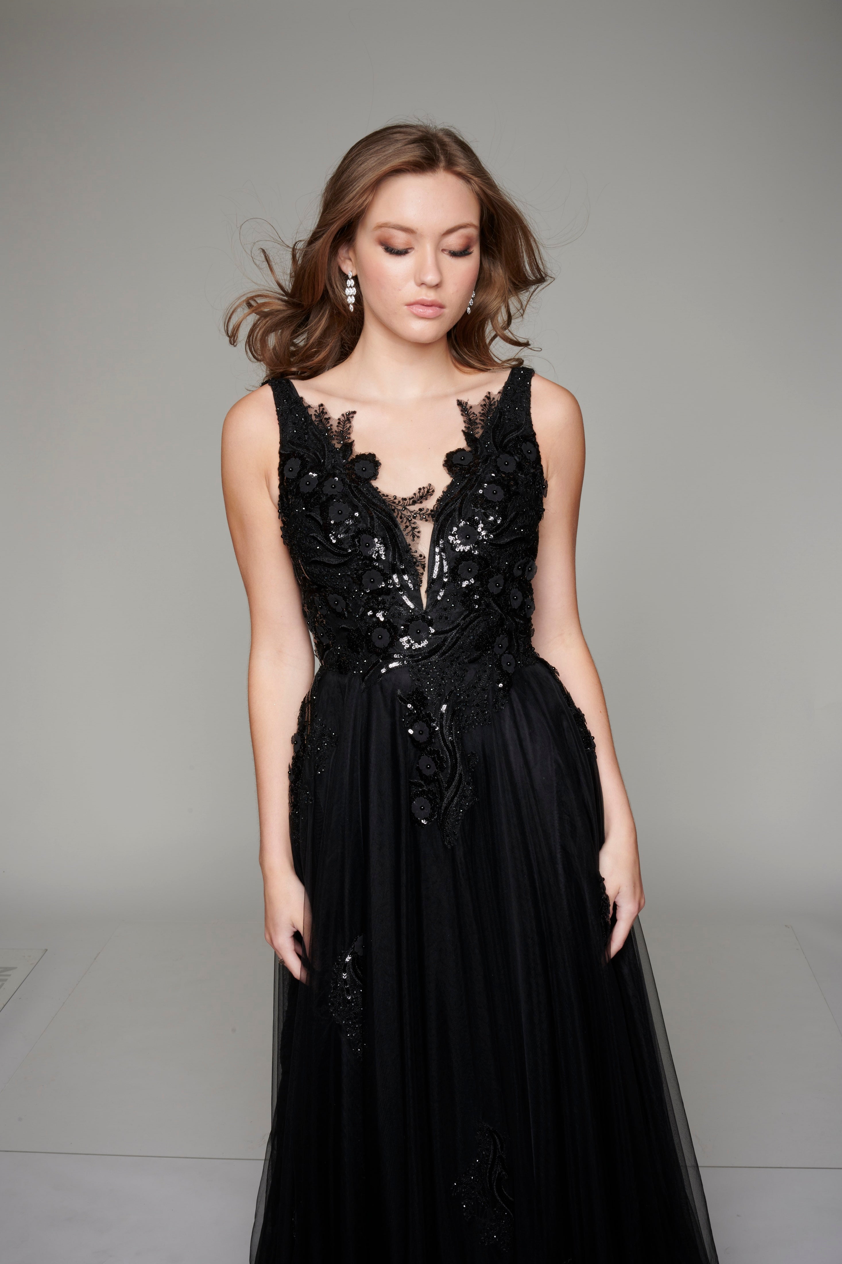 Nina Canacci Prom Dress Long Black