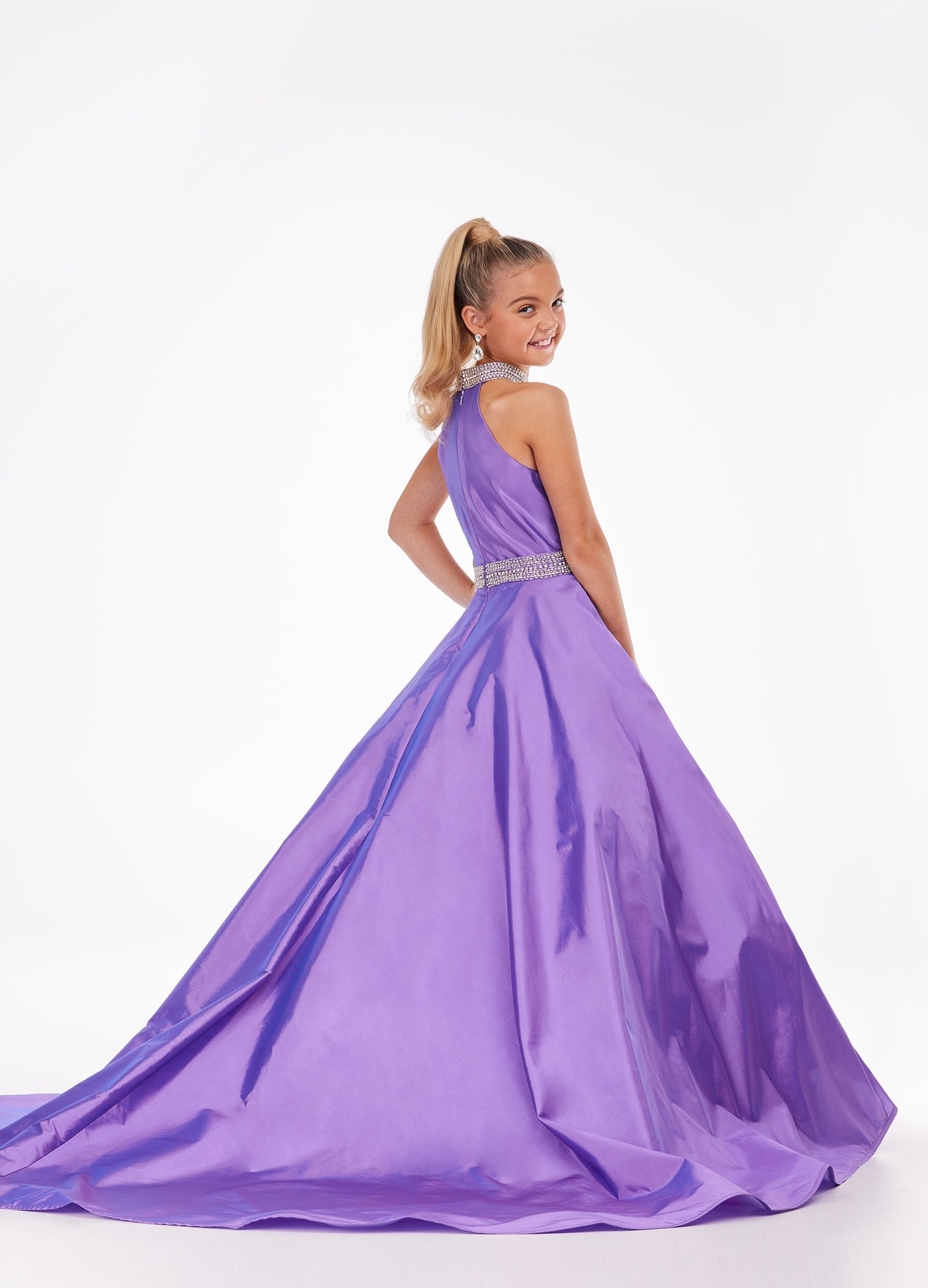 Purple pageant sale dresses for juniors