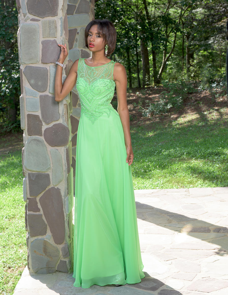 Pale green formal clearance dress